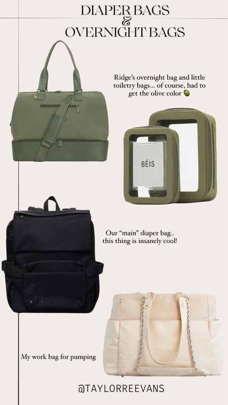 Diaper bags
Overnight bags
Weekender bag
Baby travel
Beis 

#LTKitbag #LTKtravel #LTKbaby