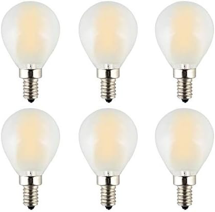 OPALRAY G45(G14) Style Small Globe LED Filament Tungsten Dimmable Bulb, 4W 400LM, 40W Incandescen... | Amazon (US)