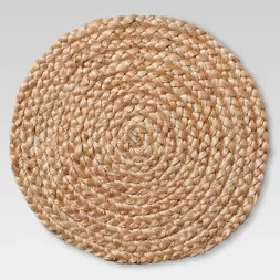 Natural Jute Braid Charger - Threshold™ | Target