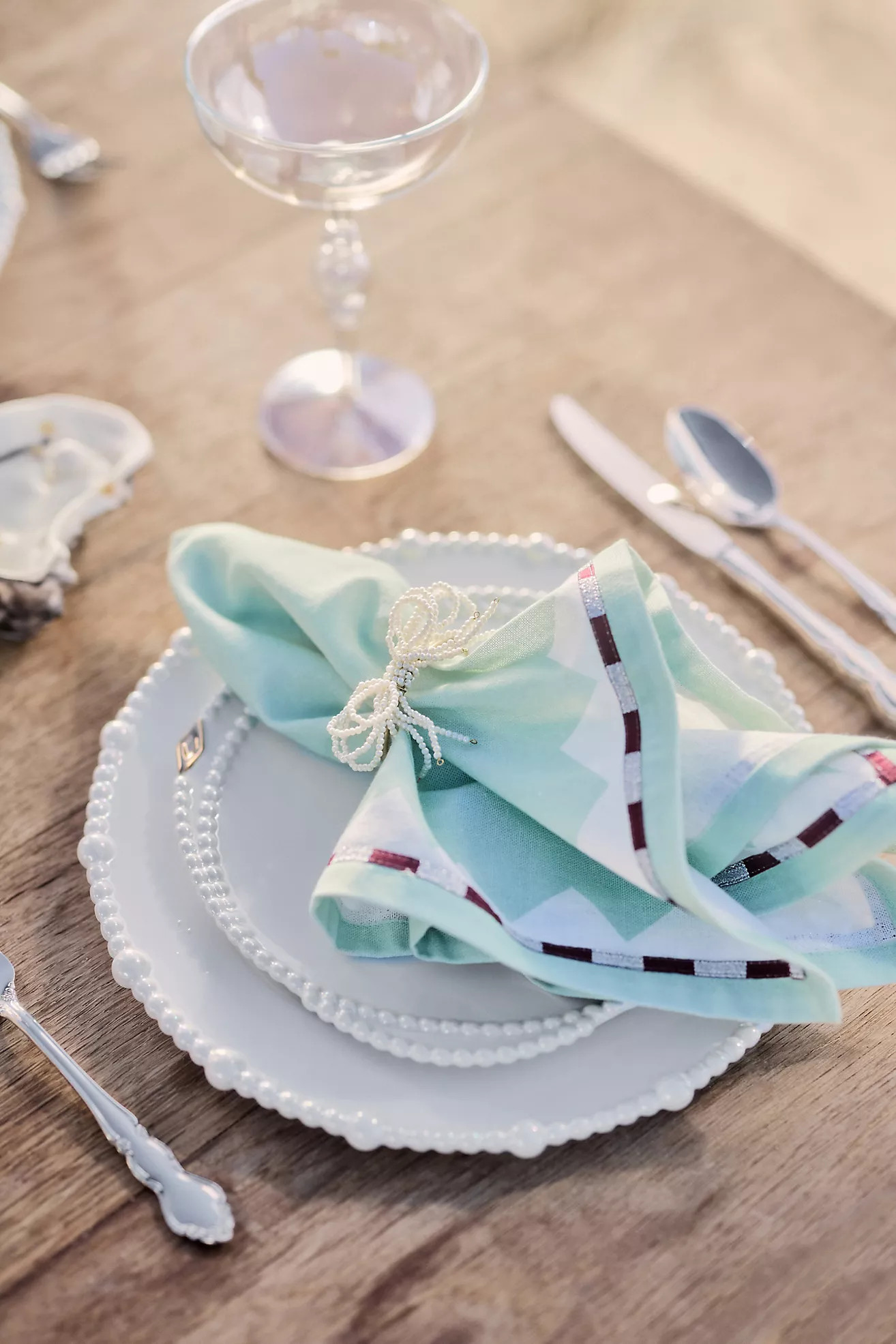 Perla Stoneware Dinner Plates, Set of 4 | Anthropologie (US)