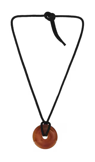 Jade Necklace Carnelian in Red | Revolve Clothing (Global)