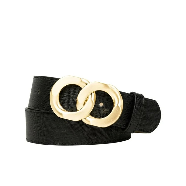 Scoop Women's Chunky Double Circle Buckle Belt - Walmart.com | Walmart (US)