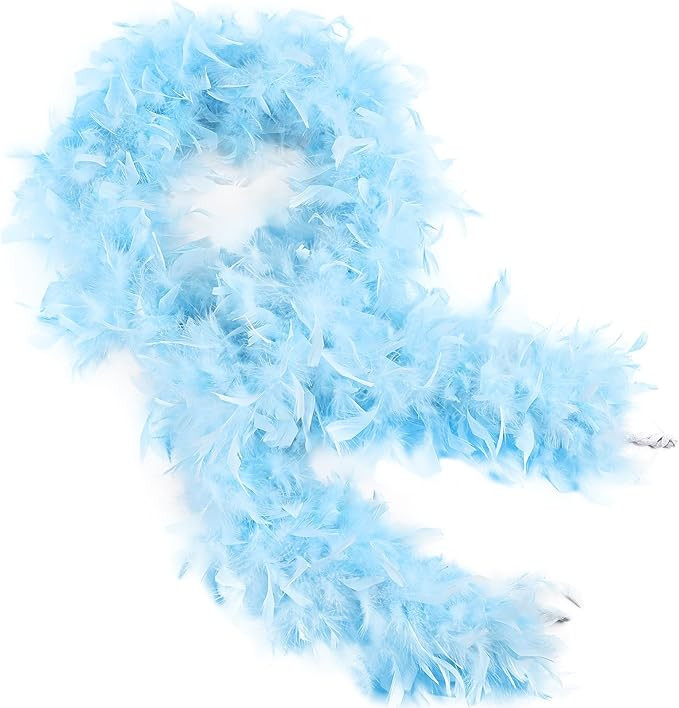 THARAHT 19 Color- 40/60/100g 2Yard Chandelle Feather Boa Dancing Wedding Party Halloween Costume ... | Amazon (US)