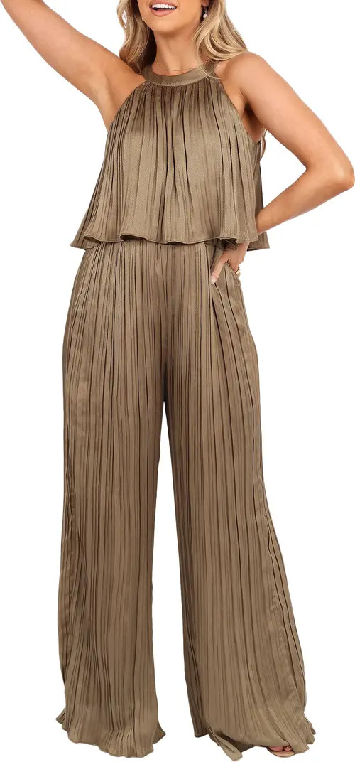 Petal & Pup Alina Plissé Jumpsuit | Nordstrom | Nordstrom