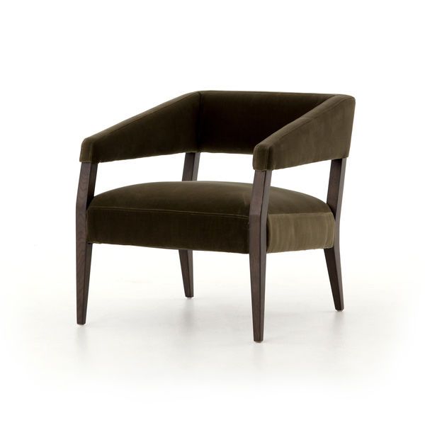 Gary Olive Green Club Chair | Scout & Nimble