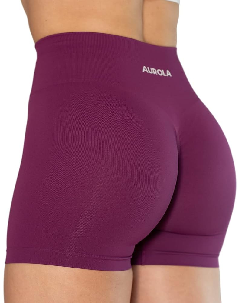 AUROLA Dream Collection Women Workout Shorts High Waist Gym Shorts, Scrunch Butt Seamless Athleti... | Amazon (US)