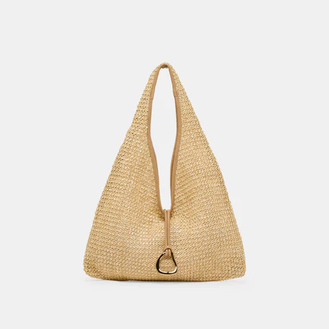 missie tote natural raffia | DolceVita.com