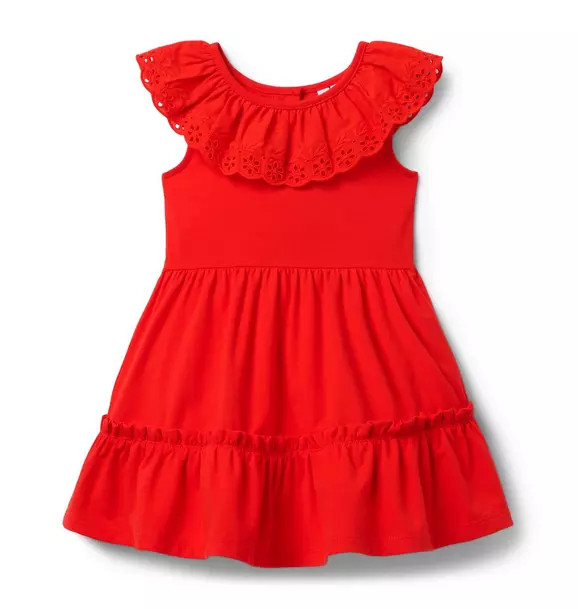 Eyelet Ruffle Dress | Janie and Jack