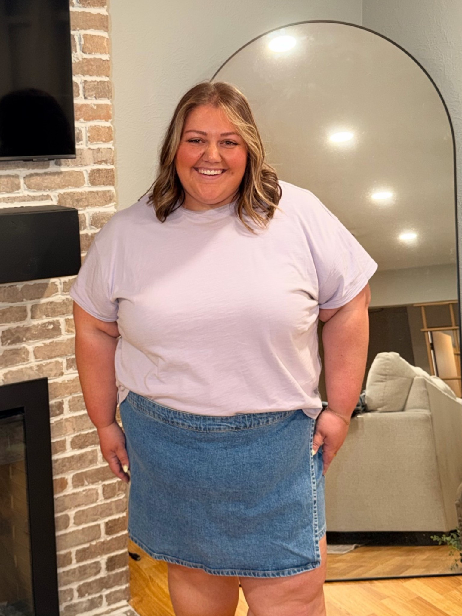 Wrap A-Line Denim Skort from @Torrid 

Size 24

#LTKSeasonal #LTKPlusSize #LTKTravel
