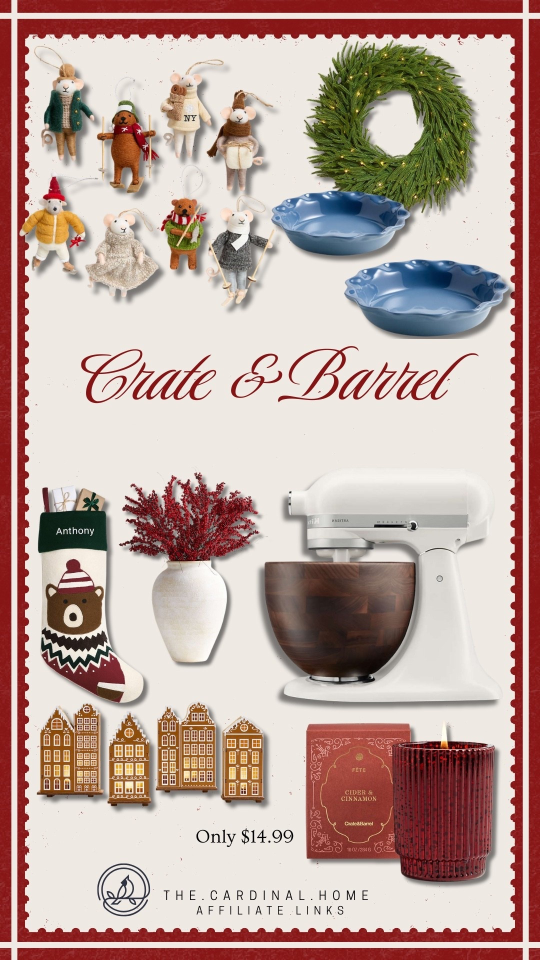 A very merry sale going on! So many holiday items are on sale 

Crate & Barrel finds you’ll love for the season 🤍
Rounded up the prettiest ornaments, kitchen favorites, and gifting pieces that always sell out fast.

crate & barrel finds, holiday gifts, kitchen favorites, home decor must haves, stocking stuffers, bestselling ornaments


#LTKHoliday #LTKGiftGuide #LTKSaleAlert