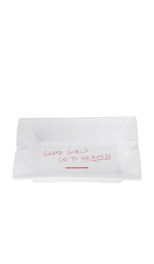 Heaven Mayhem Ashtray in White. | Revolve Clothing (Global)