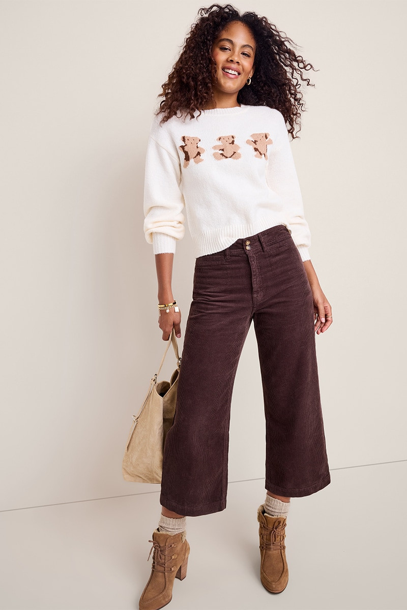 Teddy Bear Sweater | Francesca's