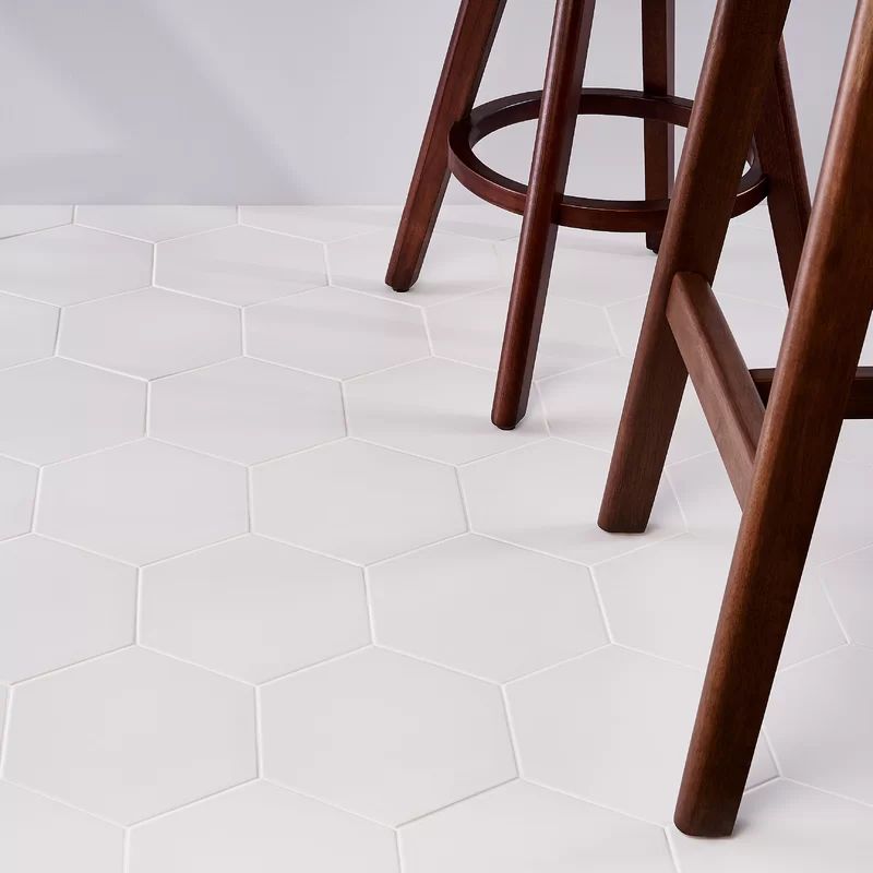 Eclipse 8" Hexagon Matte Porcelain Floor and Wall Tile 9.03 Sq. Ft. / Case | Wayfair North America
