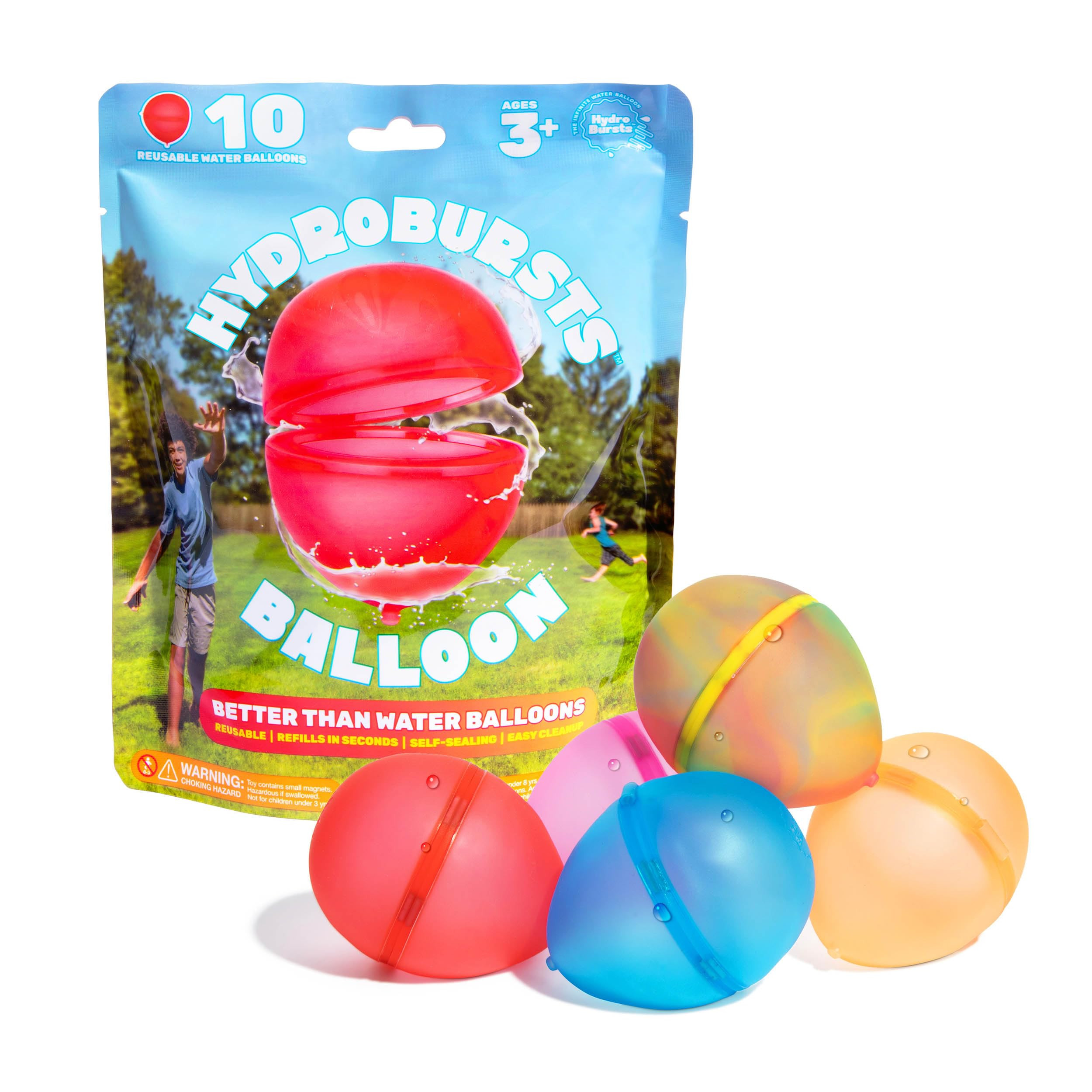 Hydroburst 10-pack Reusable Water Balloons by Relatable, For The Pool, Beach Toys And Outdoor Pla... | Amazon (US)
