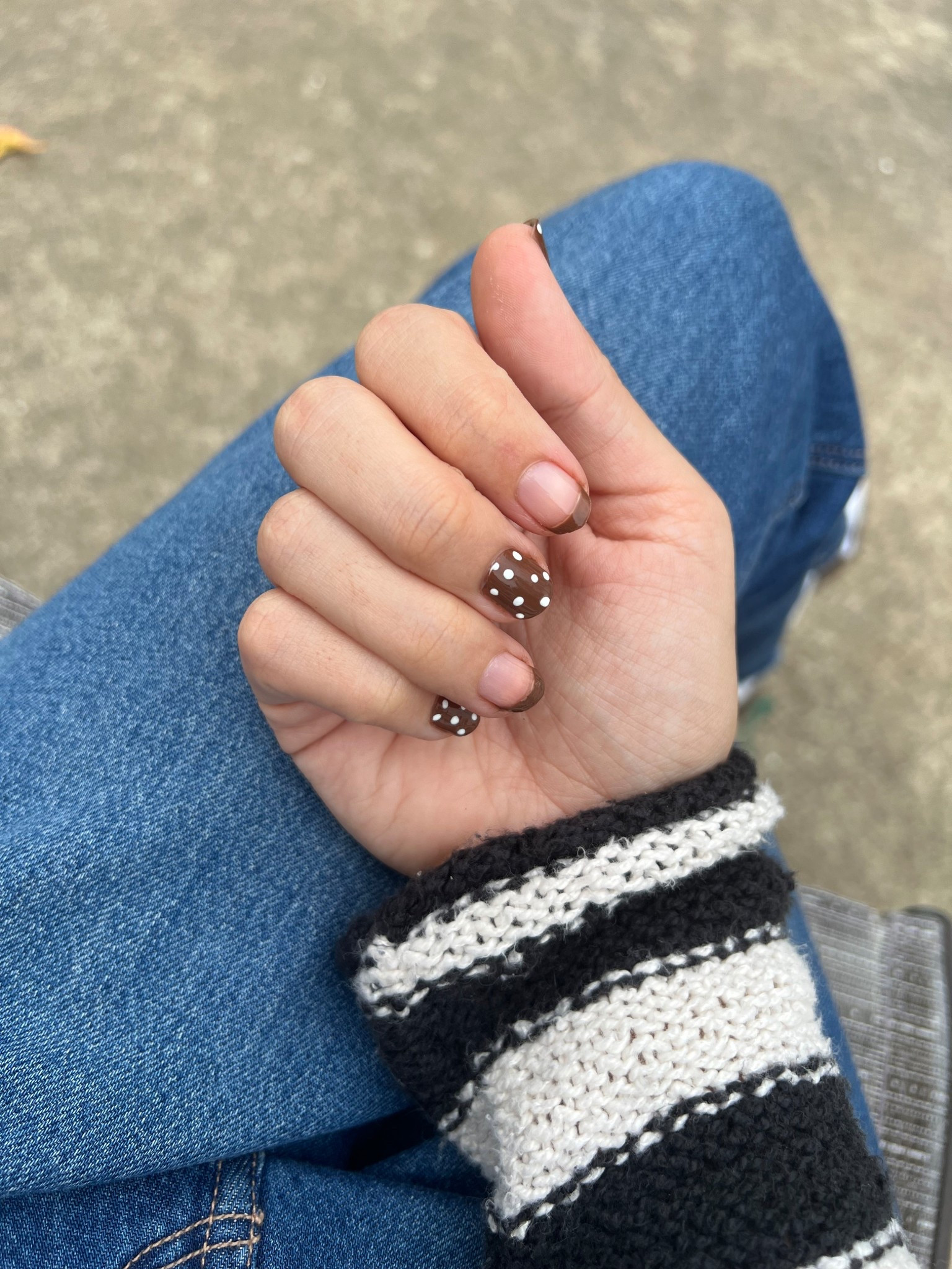 new set ~ 🤎🤍
polish by Olive & June! 

#LTKBeauty #LTKselfcare