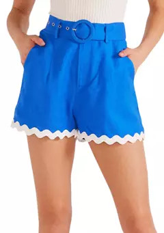 MINKPINK Women's Florence Ric Rac Belted Shorts | Belk