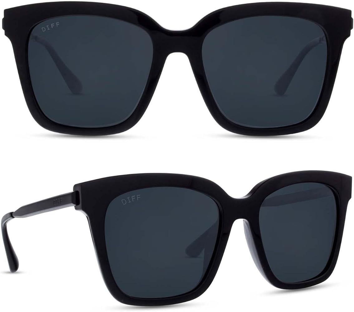 DIFF Bella Oversized Square Sunglasses for Women UV400 Protection, Designer Extra large trendy bl... | Amazon (US)