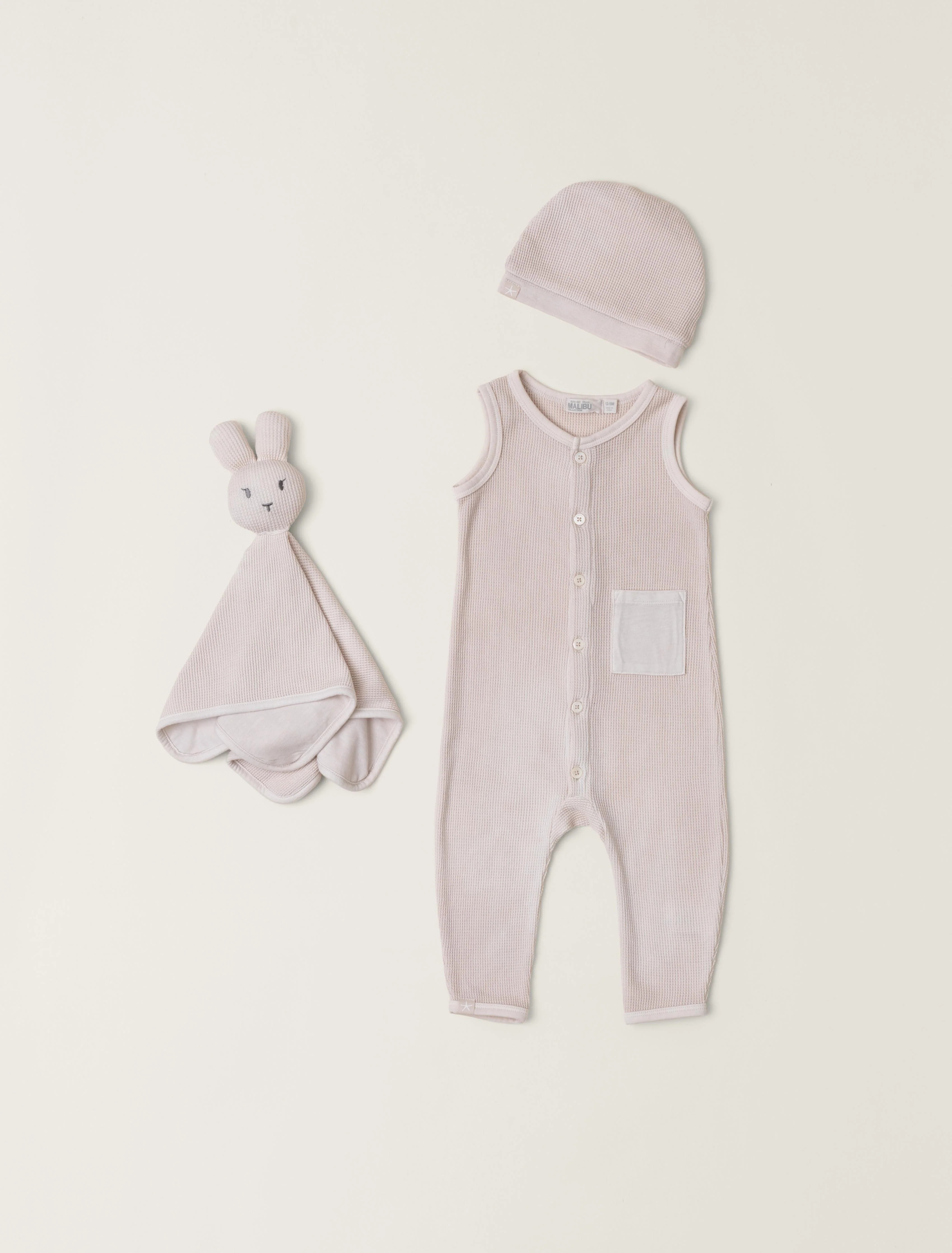 Malibu Collection® Baby Waffle Onesie Set | Barefoot Dreams