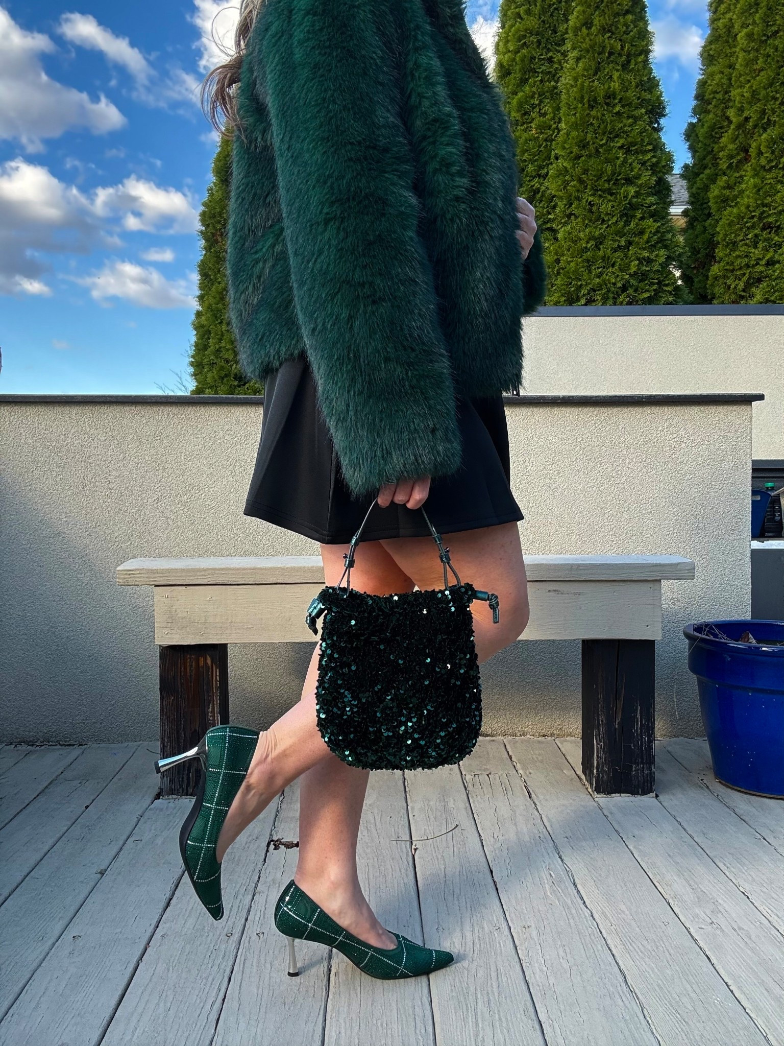 Pops of Green💚✨

I love this color POP for the holiday’s! 

1. Shoes: Cosy Island (use code COSYSHANN”) 
not linkable on LTK 
2. Jacket: MARCCAIN- tagged a similar coat
3. Purse: MZ Wallace 

#LTKootd #LTKHoliday #LTKSeasonal