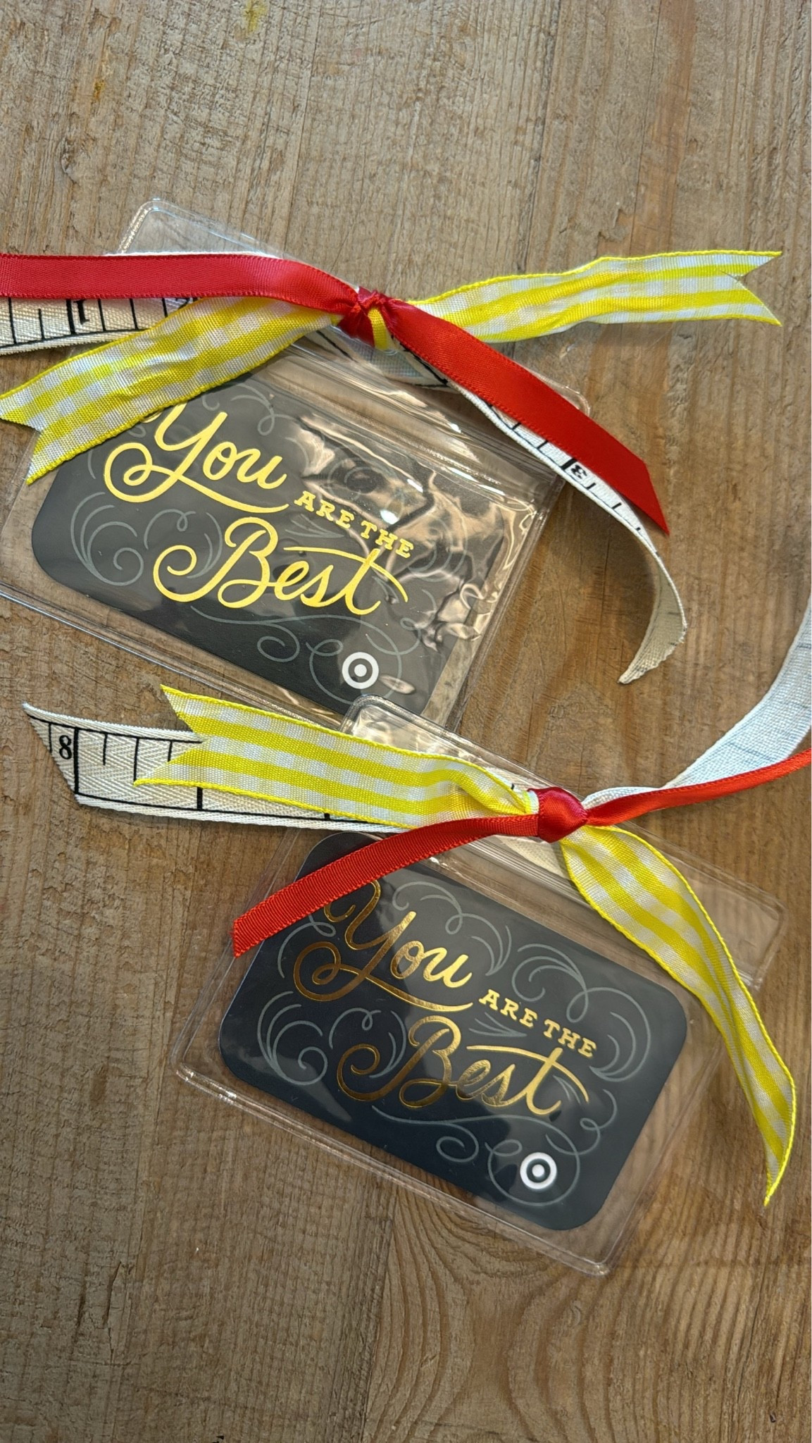 My favorite hack to zhuzh up a simple gift card to make it look like a gift is having a pack of these badge / ID holders on hand and fun coordinating ribbon! I bought a pack years ago and it lasts forever and fits any occasion birthday, teacher gift, thank you, Mother’s Day, Father’s Day, etc.

#LTKMothersDay #LTKmomlife #LTKfitnessgoals