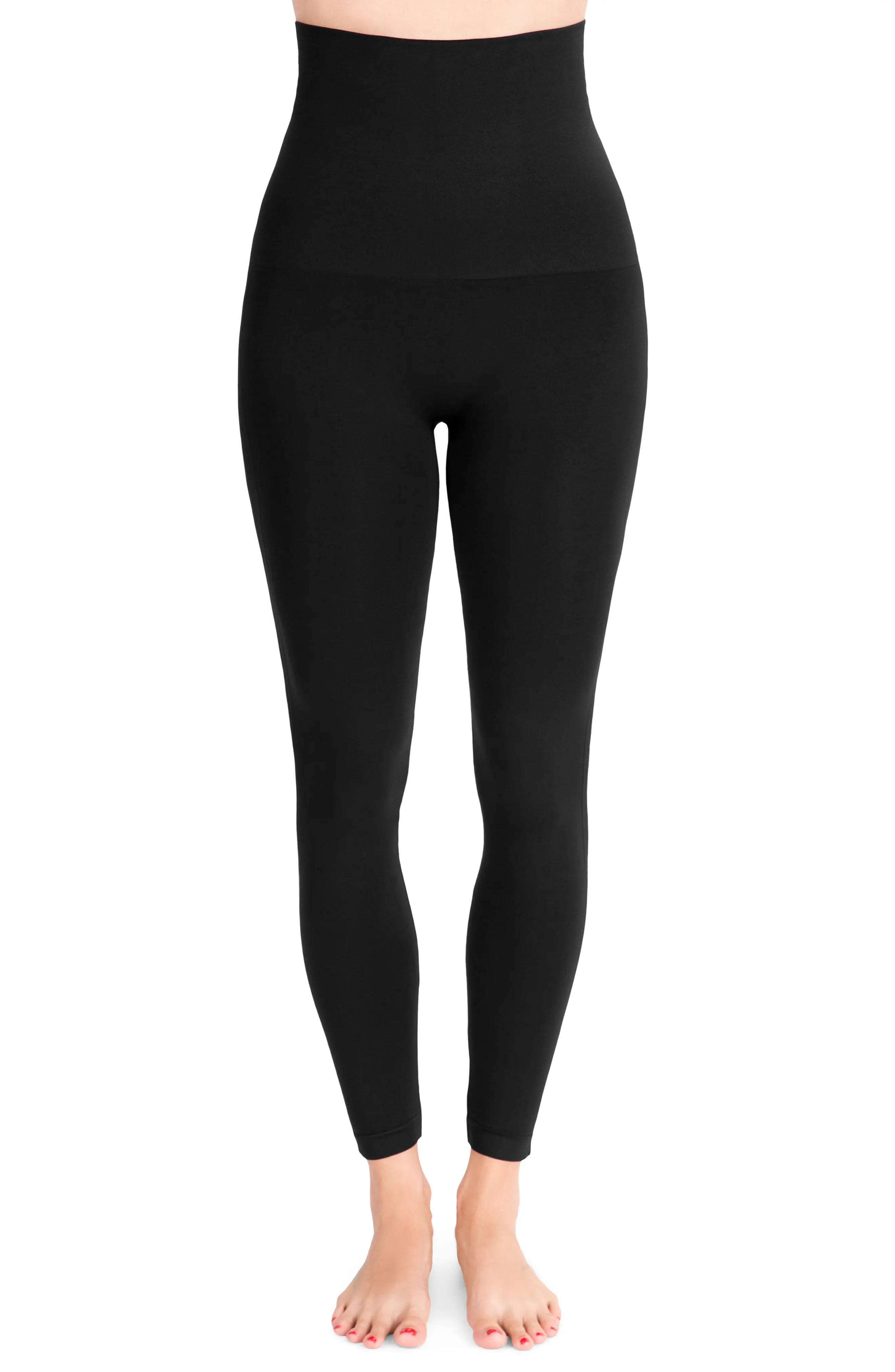 Belly Bandit(R) Mother Tucker(R) Compression Leggings in Black at Nordstrom, Size Large | Nordstrom