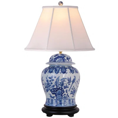 Arista 30" Blue/White Table Lamp | Wayfair North America