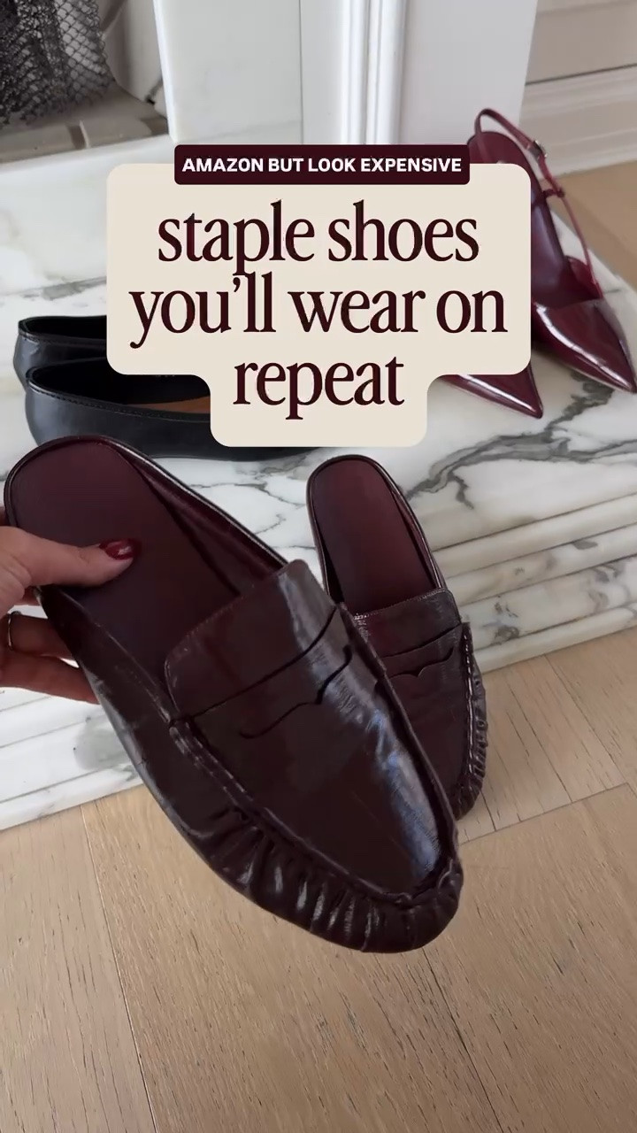 Staple shoes you’ll wear on repeat! 

Black loafers, Madewell loafers, patent heels, loafer slides, Amazon shoes

#LTKSeasonal #LTKOver40 #LTKgrwm