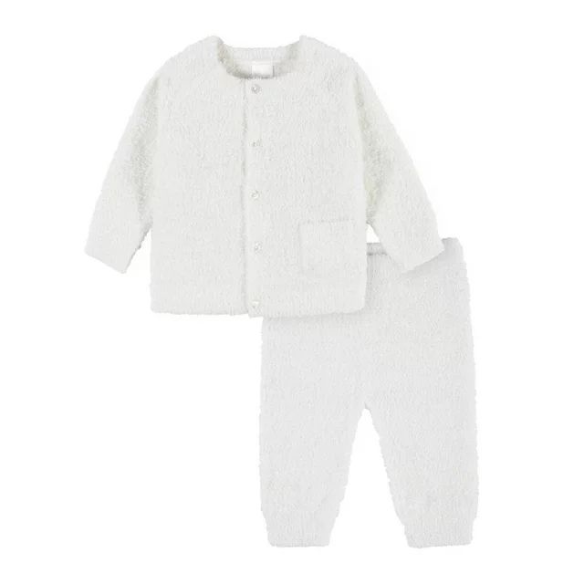 Modern Moments by Gerber Baby Boy or Girl Gender Neutral Cozy Sweater & Pant, 2-Piece Outfit Set ... | Walmart (US)