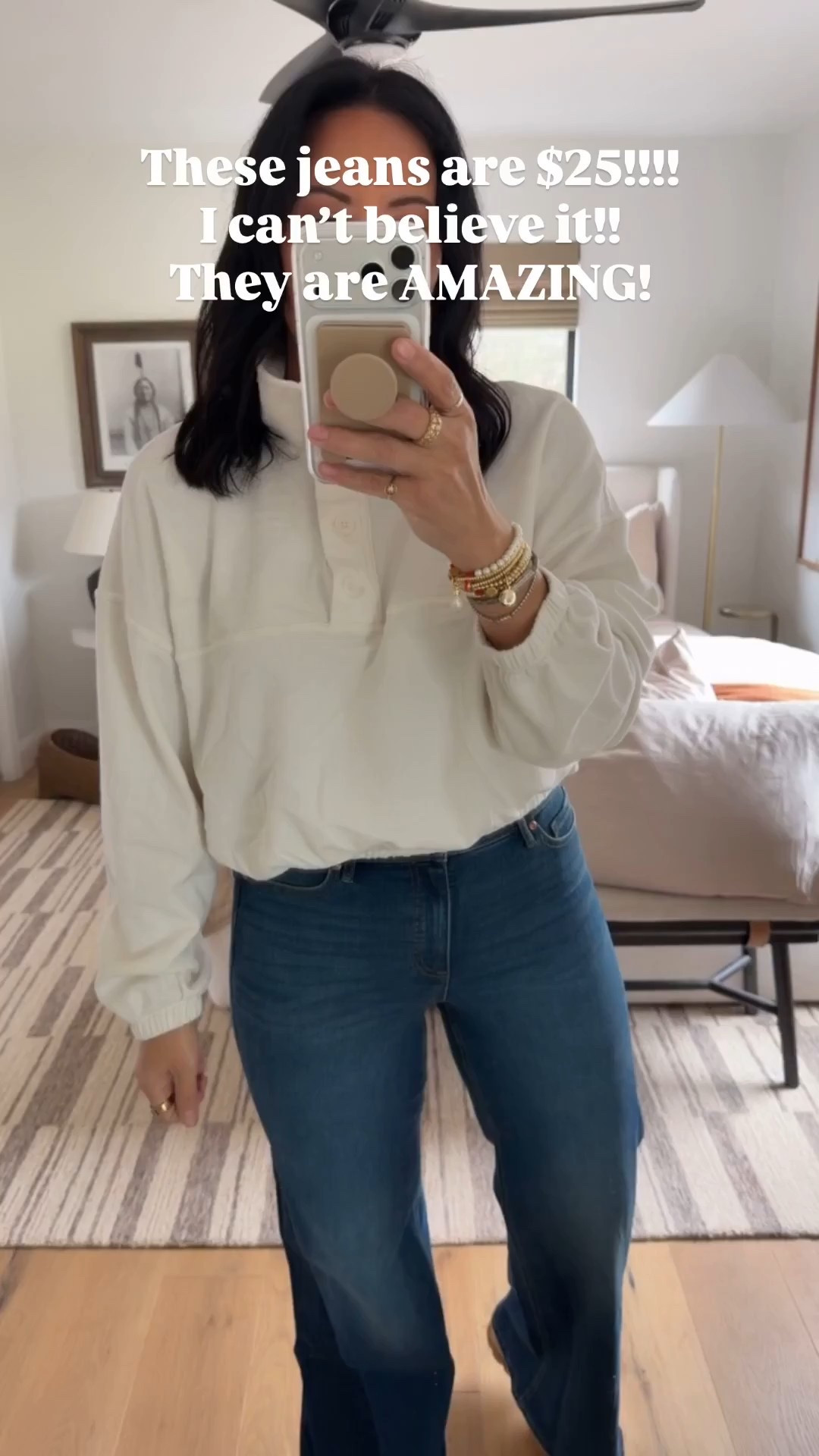 Top size large, jeans size 8 (I’m a size 8/10), shoes fit tts (I’m a 9.5/10 and did a 10). 




#LTKMidsize #LTKWorkwear #LTKOver40