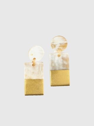 Gold Dipped Statement Earrings | Gap (US)