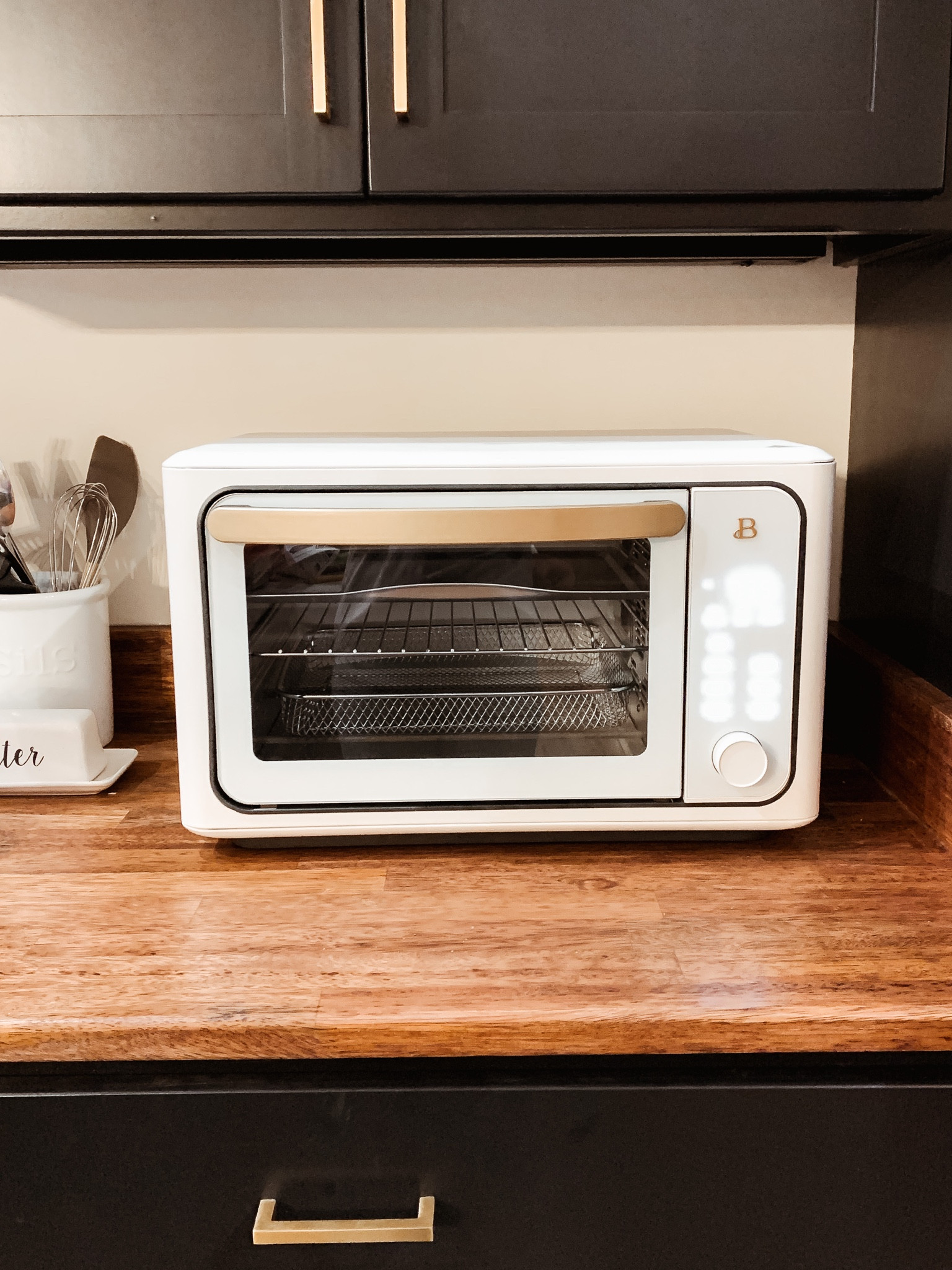 Beautiful 6 Slice Touchscreen Air Fryer Toaster Oven by Drew