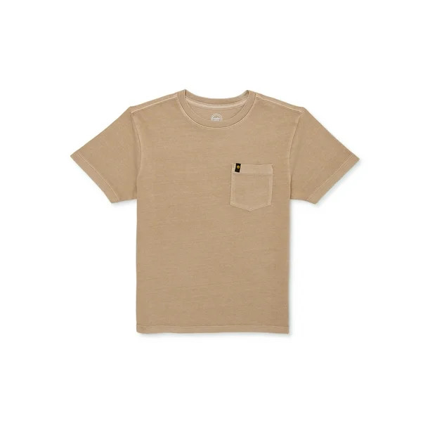 Wonder Nation Boys Short Sleeve Pocket T-Shirt, Sizes 4-18 & Husky | Walmart (US)