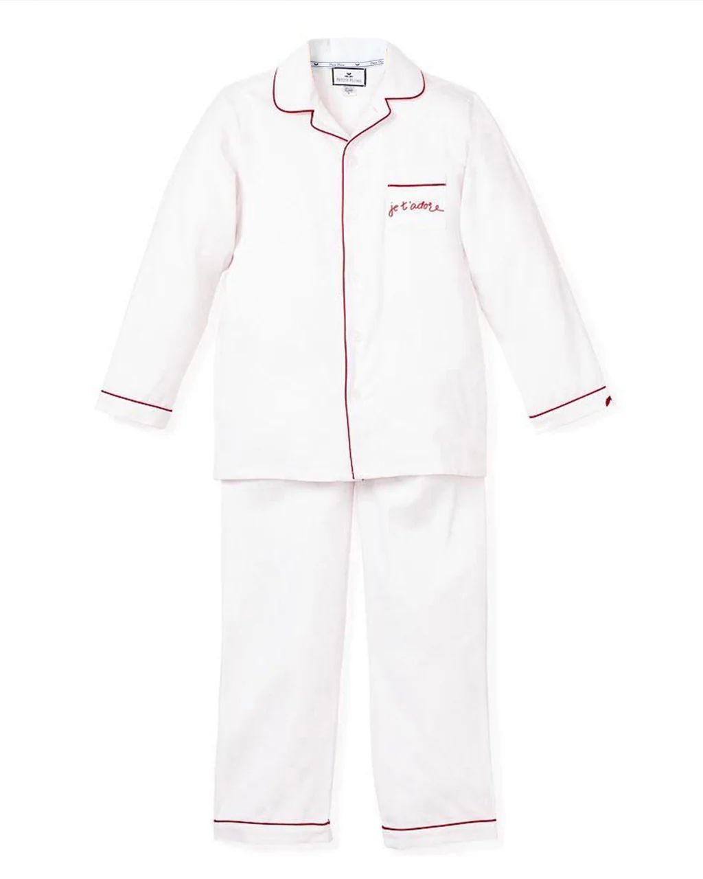 Maisonette Exclusive Je t'adore Children's Valentines Pajama Set | Petite Plume
