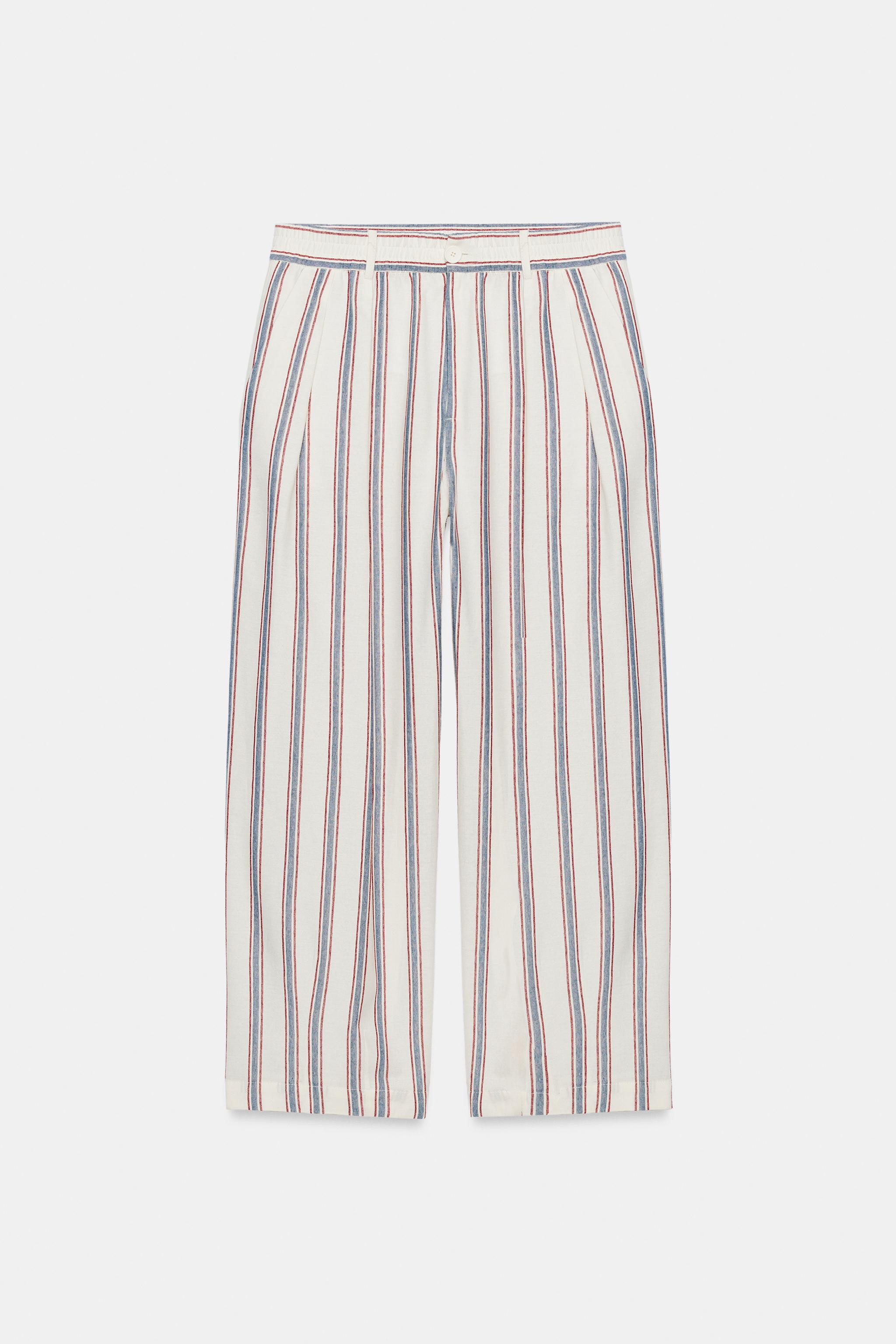 ZW COLLECTION STRIPED BALLOON PANTS | Zara US