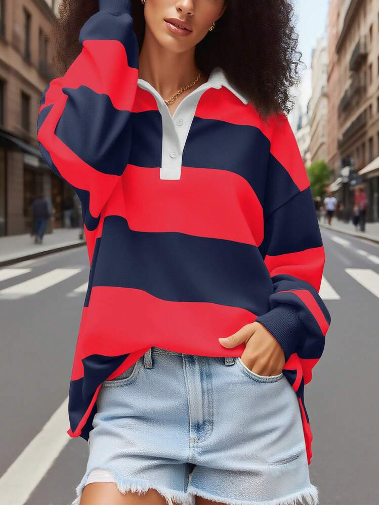 Rugby Polo Shirt | SHEIN