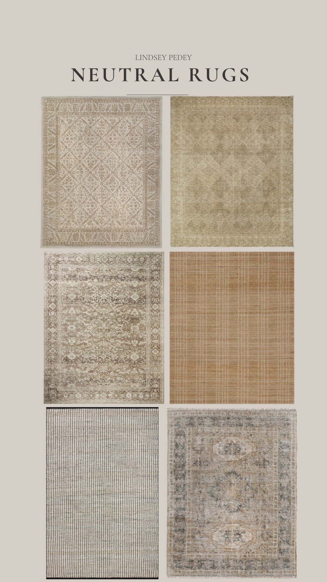 Neutral rug roundup!

Neutral rug, jute rug, magnolia, rugs USA, rugs direct, warm rug, plaid rug, vintage rug, Wayfair home

#LTKHome