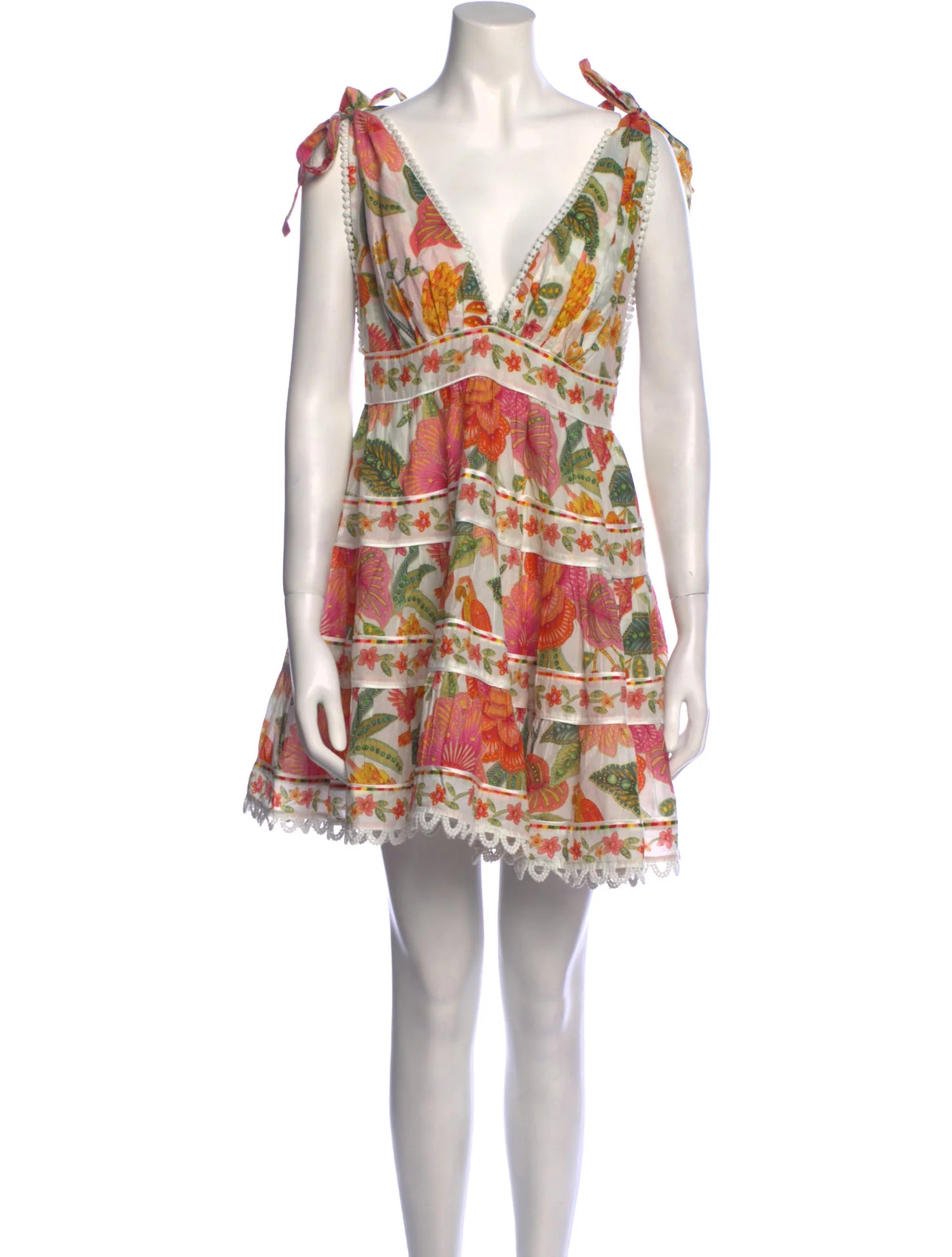 Floral Print Mini Dress w/ Tags | The RealReal