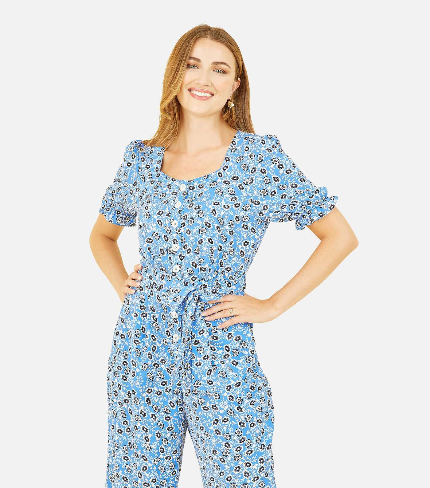 Yumi Blue Floral Jumpsuit 
						
						Add to Saved Items
						Remove from Saved Items | New Look (UK)