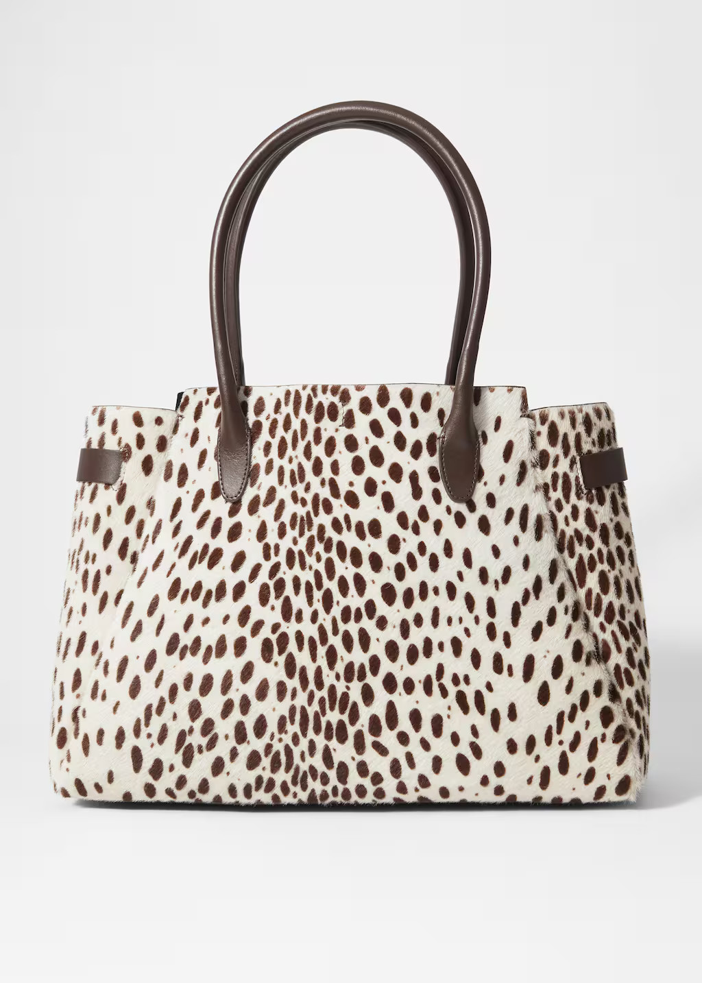 Animal-Print Leather Tote Bag | & Other Stories UK