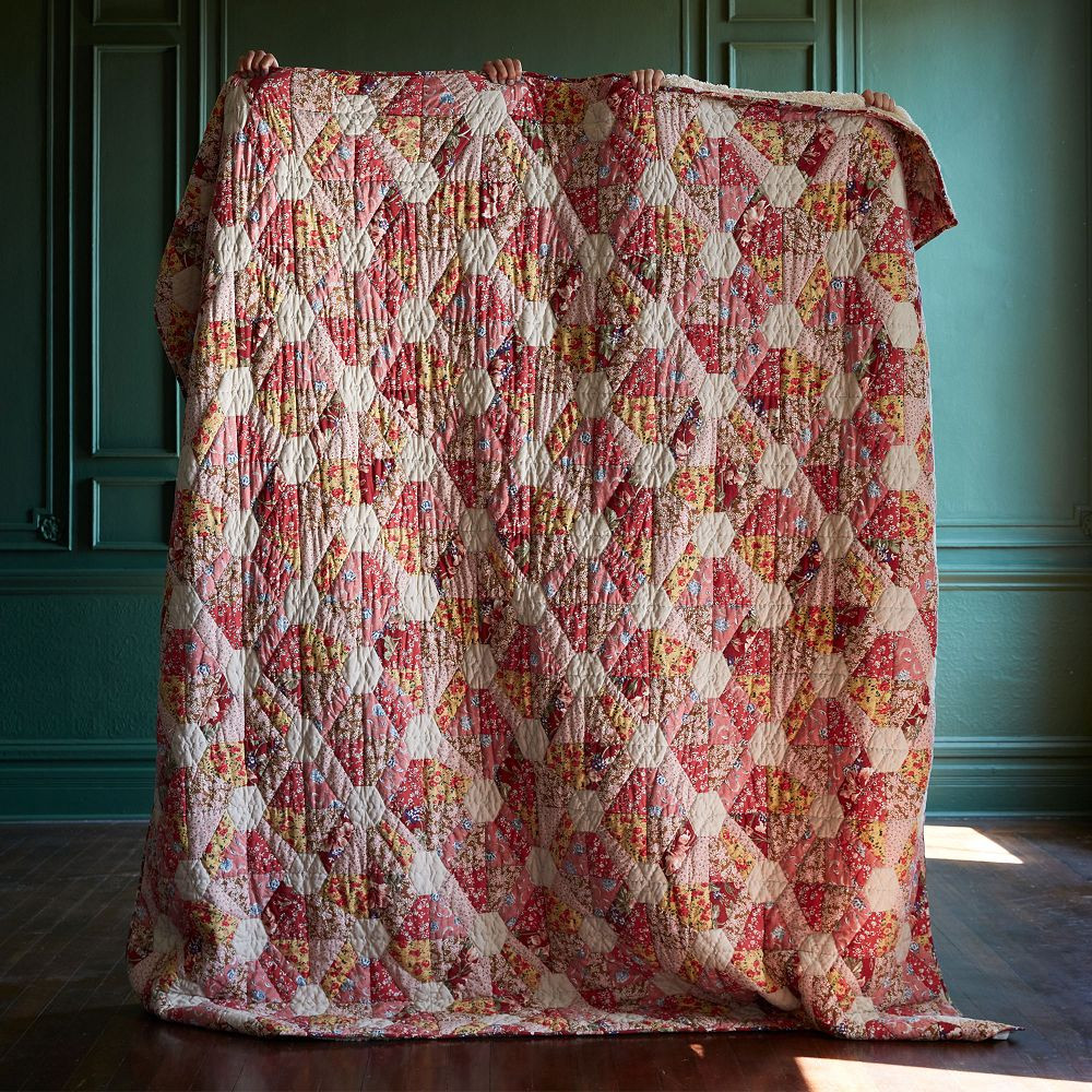 Remnant Patchwork Sherpa Quilt | GreenRow