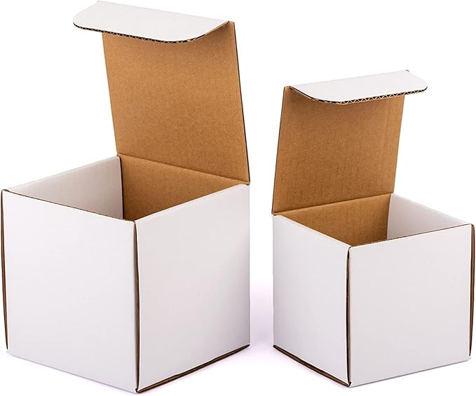 4x4x4 Shipping Boxes with Lids for Mailing, packaging and Storage, 4x4 Coffee Mug Box Mailers wit... | Amazon (US)