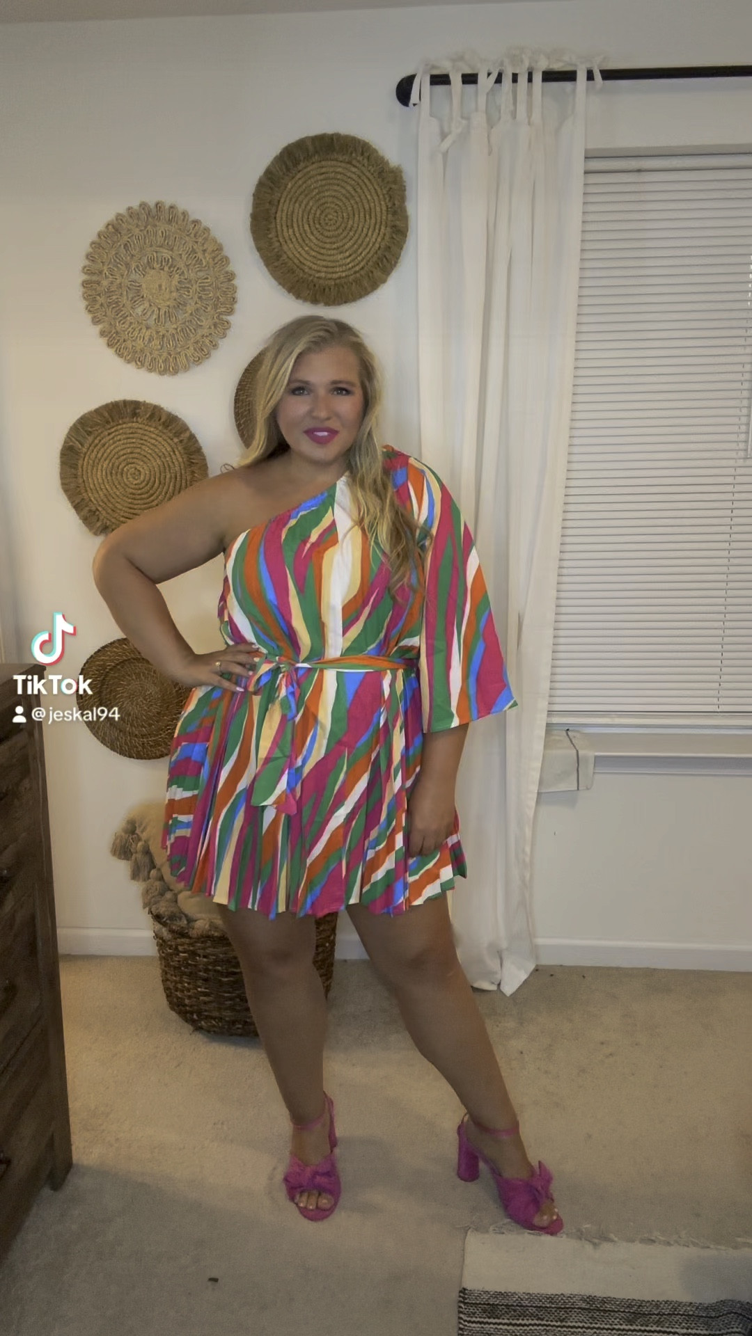 Super flattering one shoulder summer dress!

#LTKSeasonal #LTKSummerSales #LTKPlusSize