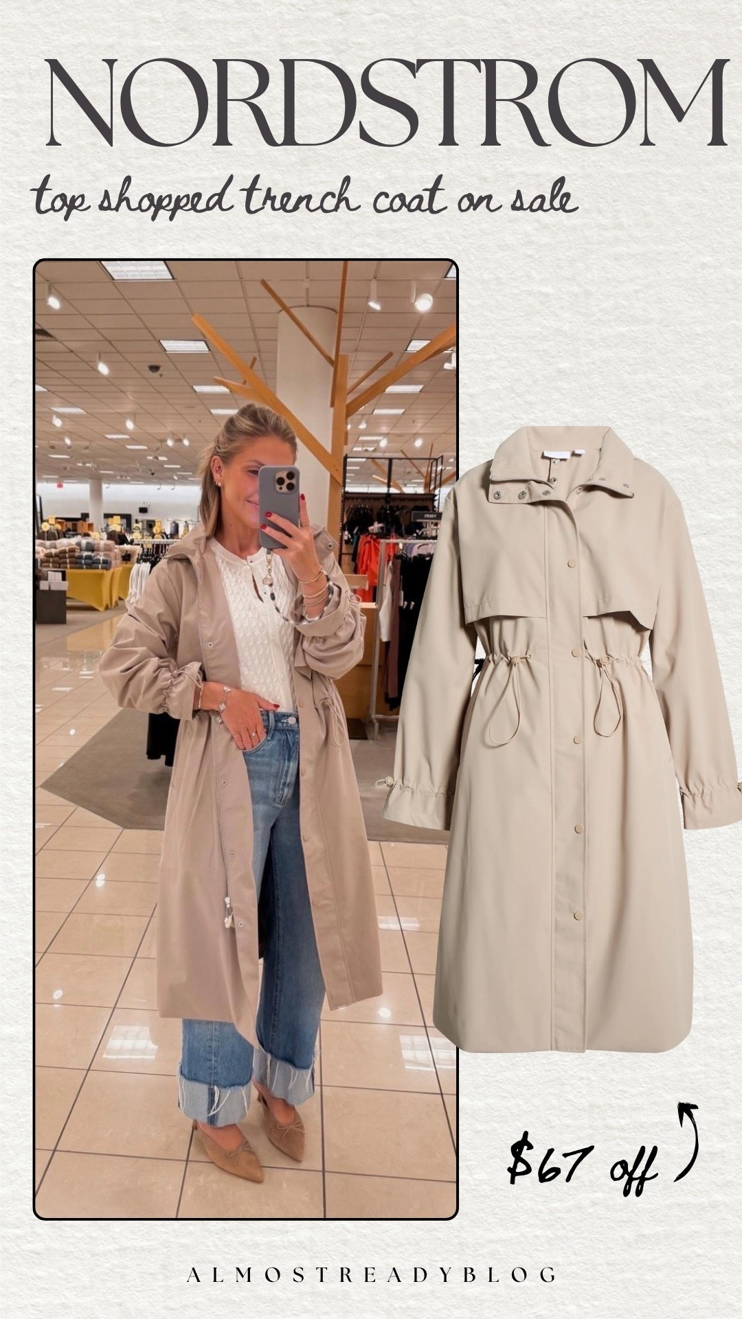I can’t believe this 3 in 1 trench is still in stock! I did the extra small and it’s one of my favorite finds! XS sweater / 24 jeans

#LTKootd #LTKSaleAlert #LTKSeasonal