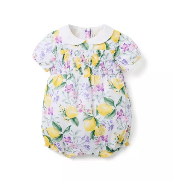Baby Lemon Floral Romper | Janie and Jack