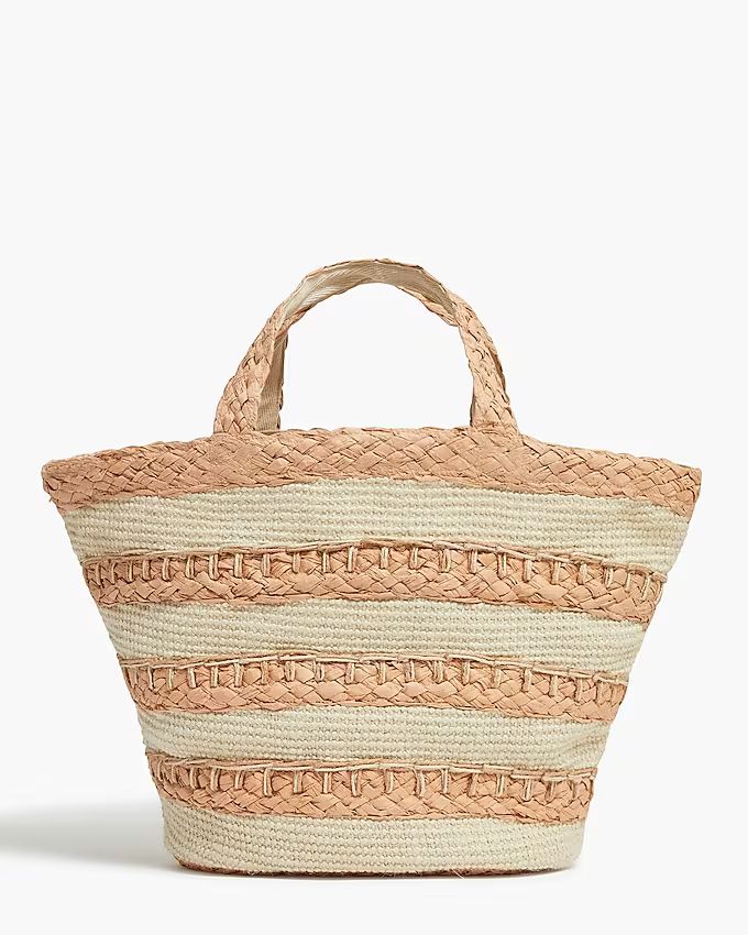 Straw tote bag | J.Crew Factory