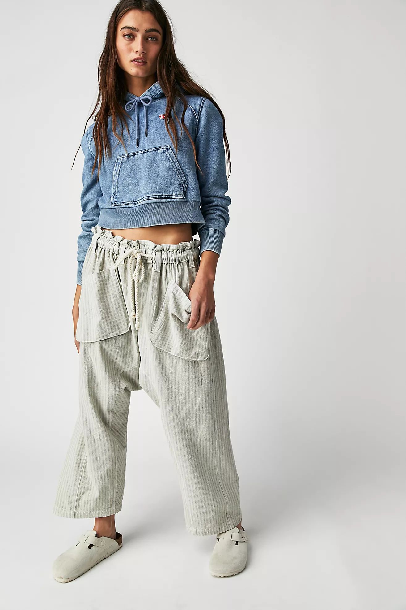 Runyon Oversized Stripe Pants | Free People (Global - UK&FR Excluded)