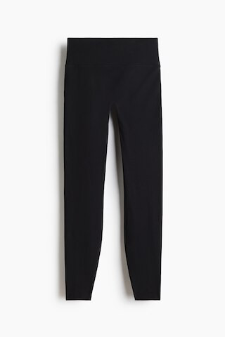 H & M - Sport-Leggings mit Scrunchdetail - Schwarz - Damen | H&M (DE, AT, CH, NL, FI)