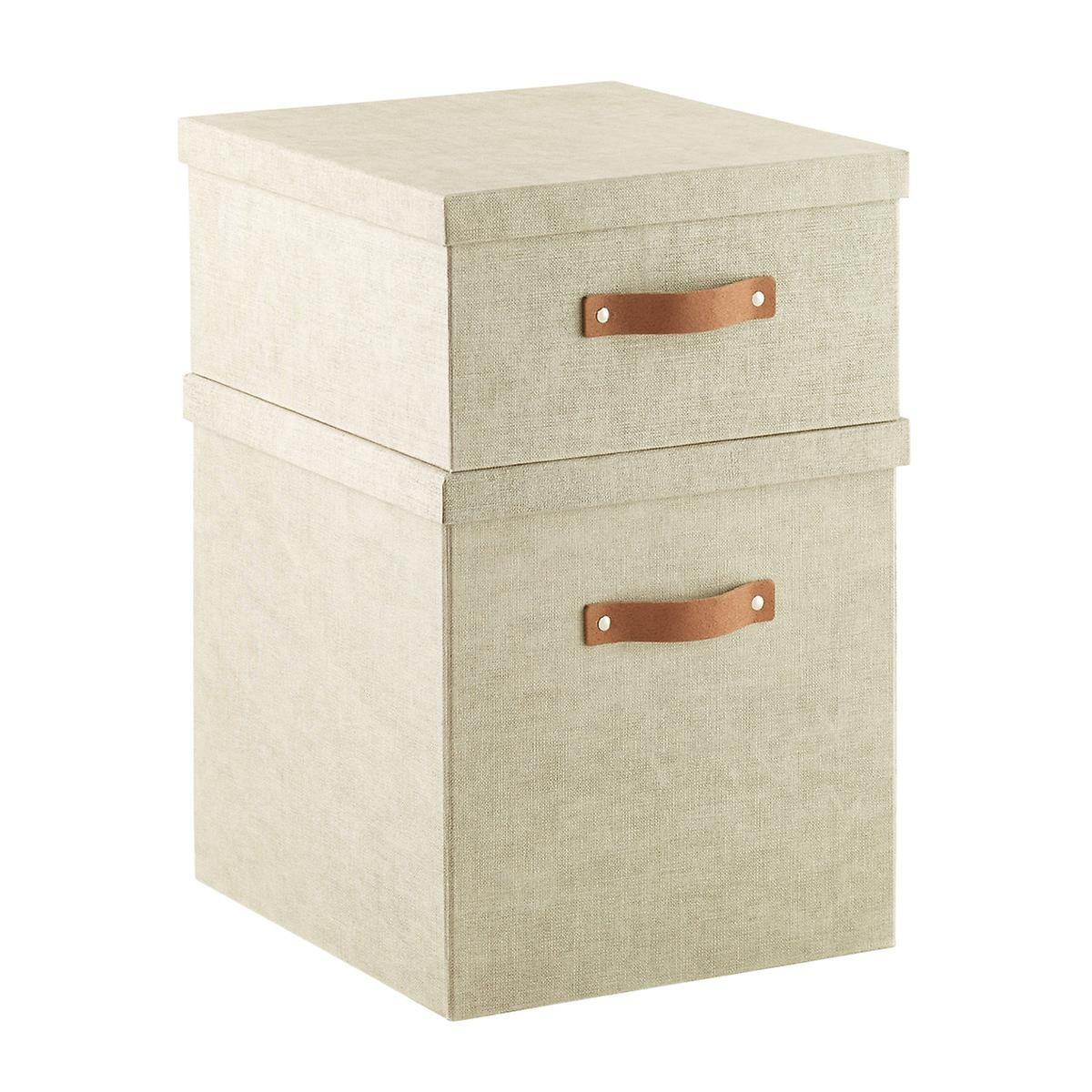 Bigso Linen Marten Storage Cubes | The Container Store
