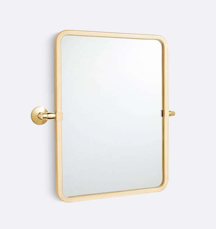Eastmoreland Rounded Rectangle Pivot Mirror | Rejuvenation