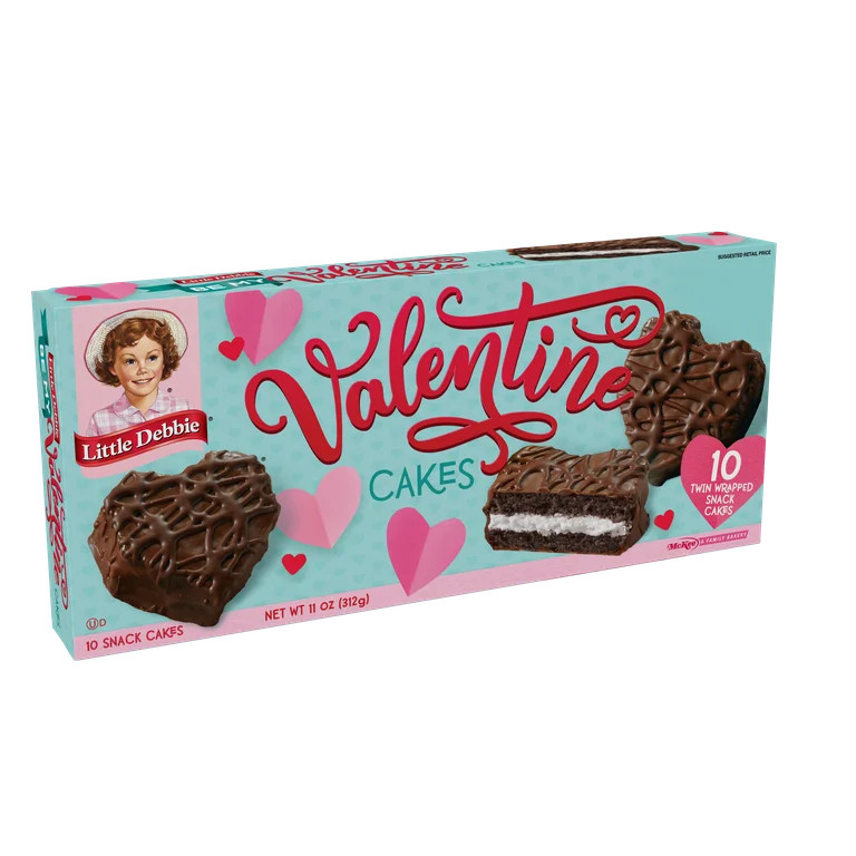 Little Debbie Be My Valentine Chocolate Snack Cakes, 11 oz | Walmart (US)